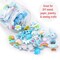 Dress It Up Button Shop Color Jars in Light Blue 80 Piece Assortment
